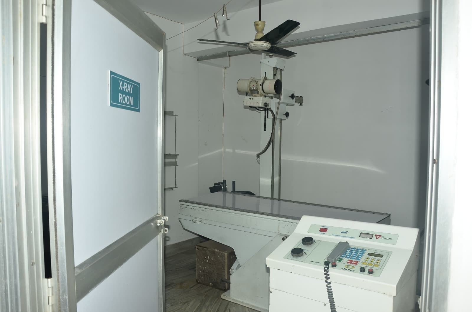 X-Ray room at IDMH with digital X-ray machine